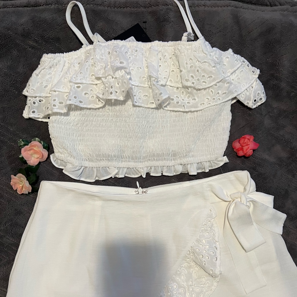 White set from fashion nova